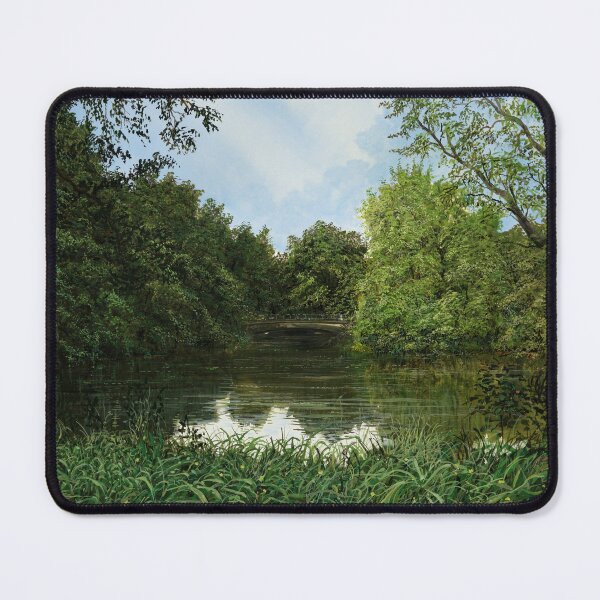 Item preview, Berlin Tiergarten - a body of water in the park designed and sold by art paintings.