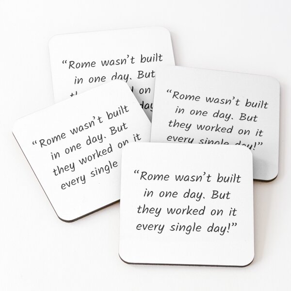 Item preview, Rome wasn't built in a day.. designed and sold by Solastavie.