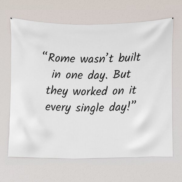 Item preview, Rome wasn't built in a day.. designed and sold by Solastavie.