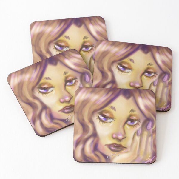 Item preview, Soft Womans Portrait Artwork designed and sold by saltjart.