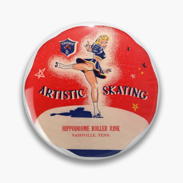 Item preview, Hippodrome Roller Skating Nashville Tennessee Roller Skating Rink Sticker Decal Label Design 2 designed and sold by tislord.