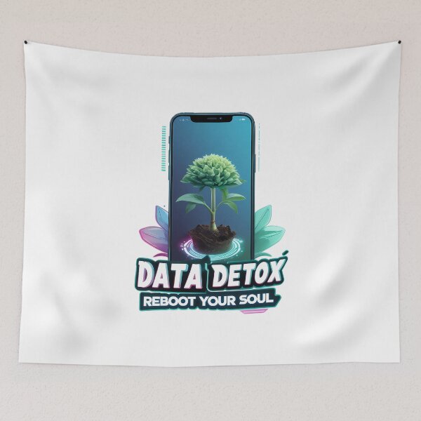 Item preview, Digital Bloom: Data Detox: Reboot Your Soul designed and sold by zoughlal.