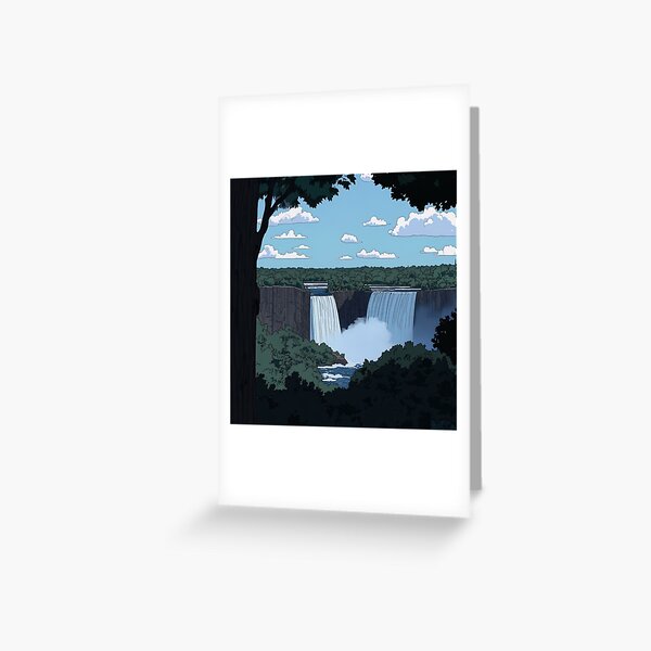 Item preview, Niagara Falls | Anime style designed and sold by ComicsFactory.