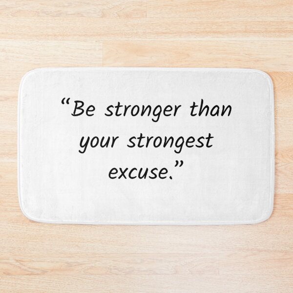Item preview, Stronger than excuse designed and sold by Solastavie.