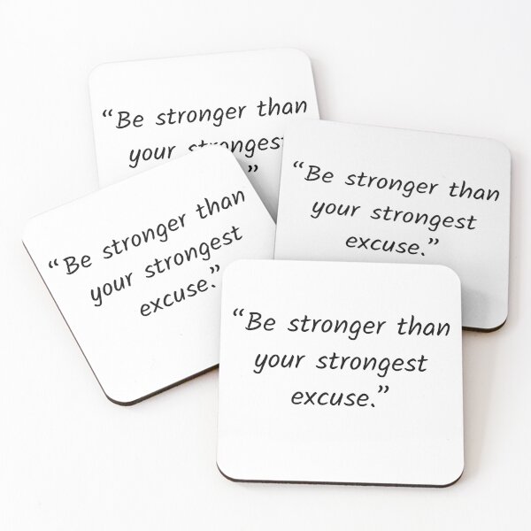 Item preview, Stronger than excuse designed and sold by Solastavie.