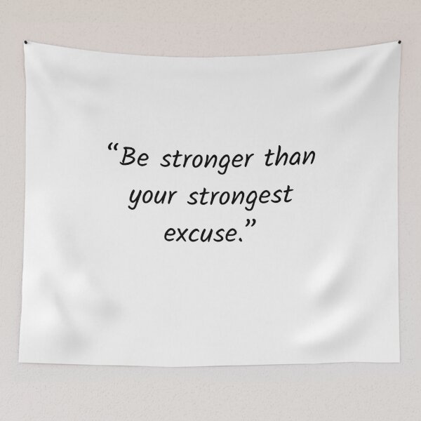 Item preview, Stronger than excuse designed and sold by Solastavie.