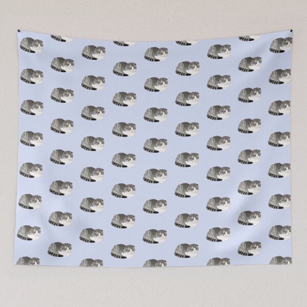 Item preview, Cute Scottish Fold Cat Loaf Illustration designed and sold by YaraCuteArt.