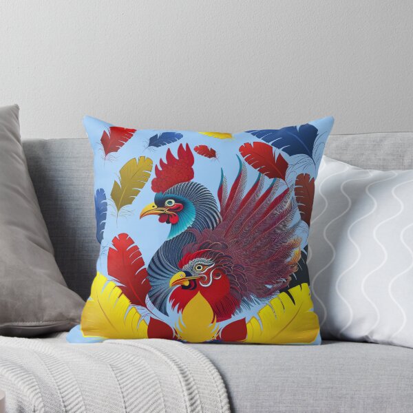Item preview, Feathers at the Roosters' Party designed and sold by Ciervo Primavera.