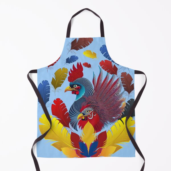 Item preview, Feathers at the Roosters' Party designed and sold by Ciervo Primavera.