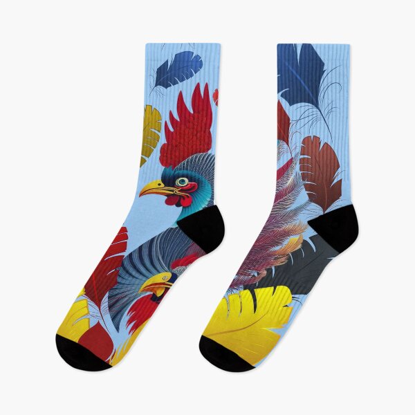 Item preview, Feathers at the Roosters' Party designed and sold by Ciervo Primavera.
