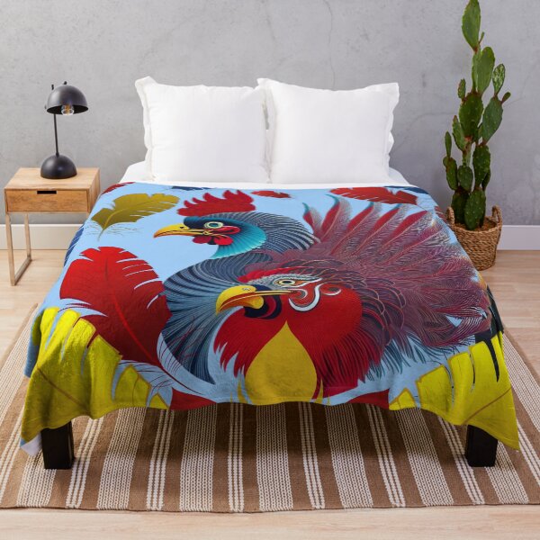 Item preview, Feathers at the Roosters' Party designed and sold by Ciervo Primavera.