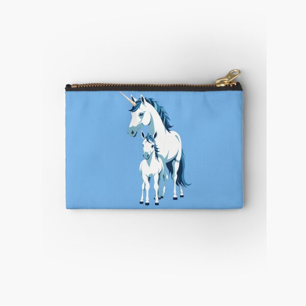 Item preview, Unicorn Parent and Child Mom or Dad with Kid Blue and White Mother’s Day Father’s Day designed and sold by SteamParliament.