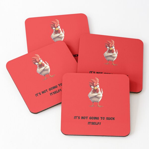 Item preview,  It's Not Going to Suck Itself! - Funny Chicken Motivation designed and sold by Ice Diamond Designs.