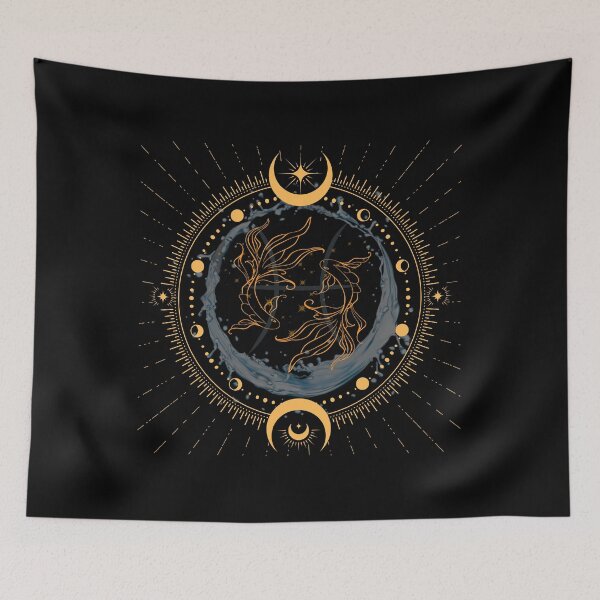 Item preview, Pisces seazon sign - subtelle and minimalistic gift idea designed and sold by AtushaSpark.