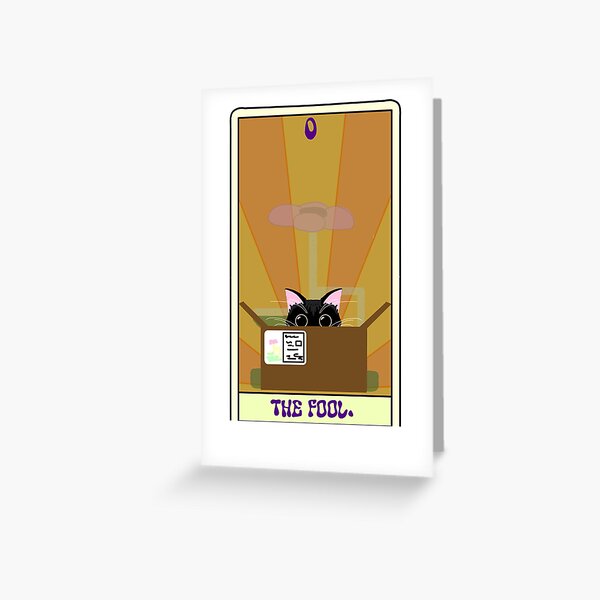 Vista previa del artículo con la obra «Carta del Tarot El Loco», diseñado y vendido por sadiehd.