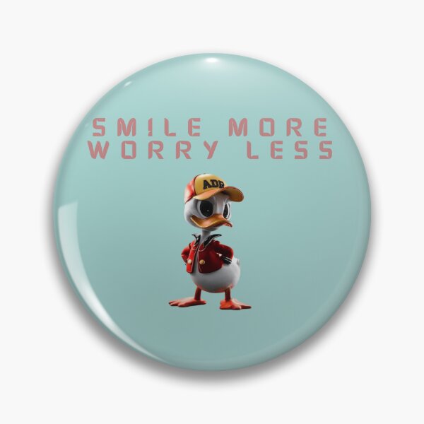 Item preview, Smile More, Worry Less – Cool Duck Edition designed and sold by EDigitalStore.