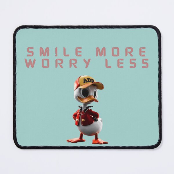 Item preview, Smile More, Worry Less – Cool Duck Edition designed and sold by EDigitalStore.