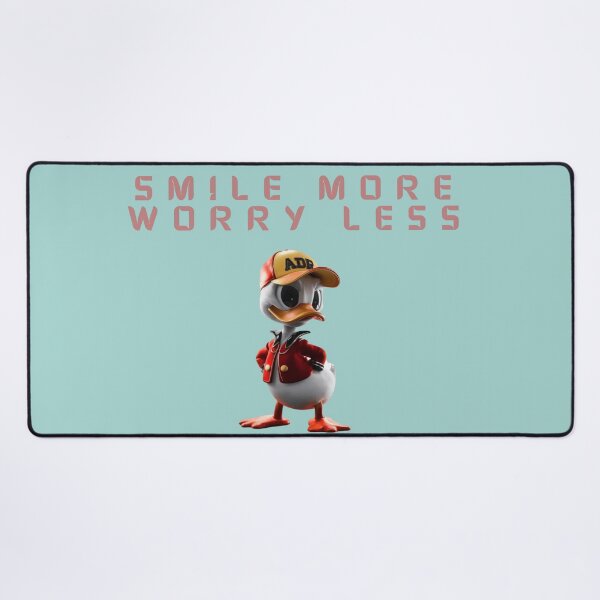 Item preview, Smile More, Worry Less – Cool Duck Edition designed and sold by EDigitalStore.
