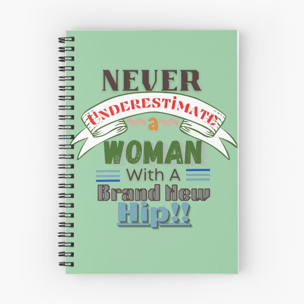 Item preview, Never Underestimate A Woman (Hip)-Fun, Novelty After Surgery Elderly gift designed and sold by Old Age Ain't For Sissies!.