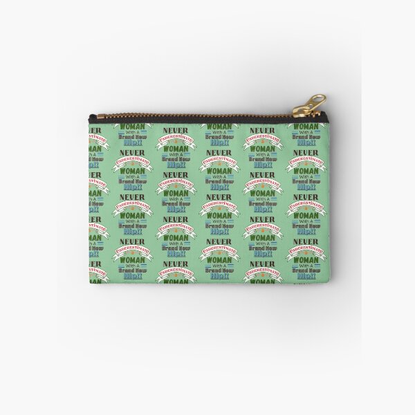 Item preview, Never Underestimate A Woman (Hip)-Fun, Novelty After Surgery Elderly gift designed and sold by Old Age Ain't For Sissies!.