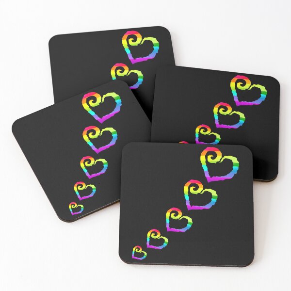 Item preview, colorful hearts love designed and sold by LESSILU.
