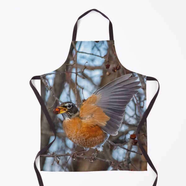 Item preview, Robin Snacking on a Winter Berry designed and sold by Split2ndPhotos.