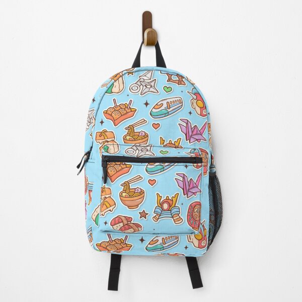 Vista previa del artículo con la obra «Pack de Pegatinas Japón – Doodles Kawaii Cultura Japonesa», diseñado y vendido por CreaTahiti.