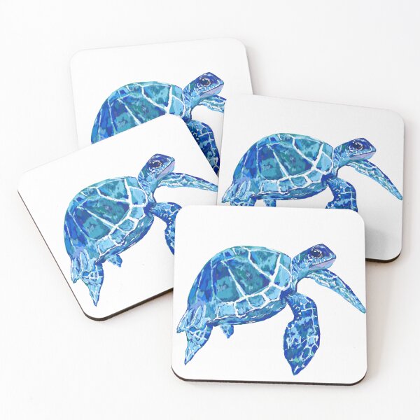Item preview, Sea Glass Sea Turtle designed and sold by BlueCava.