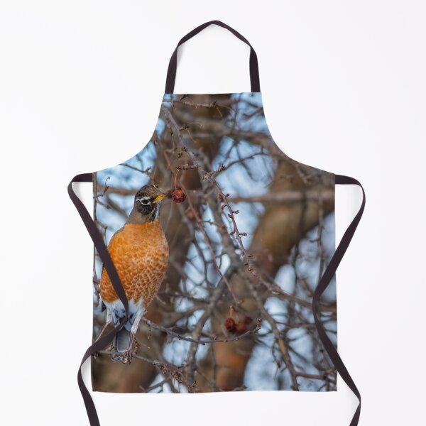 Item preview, Robin inspecting a berry for his midday snack designed and sold by Split2ndPhotos.