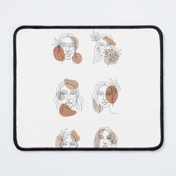 Item preview, Minimalist Line Art Faces designed and sold by FitEnvy.
