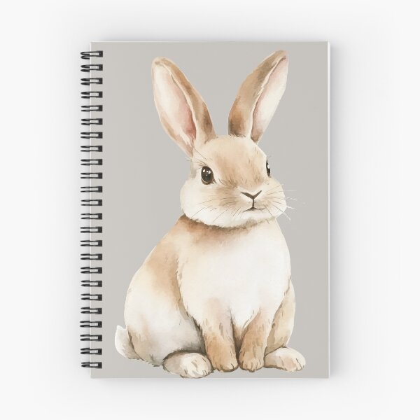 Item preview, Brown cute bunny, watercolor designed and sold by Lichtisign.