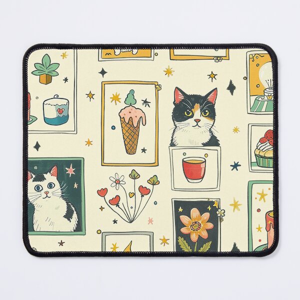 Item preview, Vinrtage cat collage designed and sold by Wayo29.