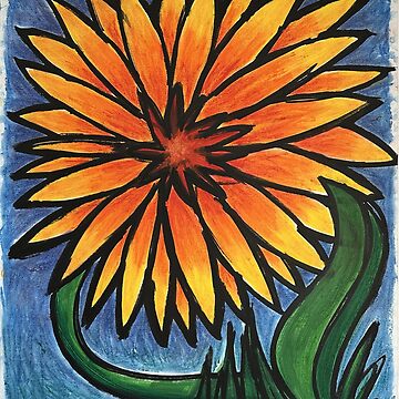 Artwork thumbnail, Whimsical Flower by CorpinCreates