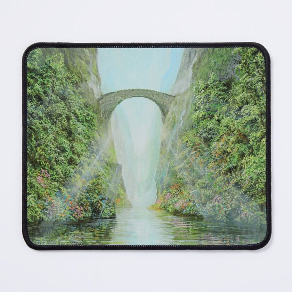 Artikelvorschau, Die Verbindung - eine Steinbrücke über dem Wassertal entworfen und verkauft von art paintings.