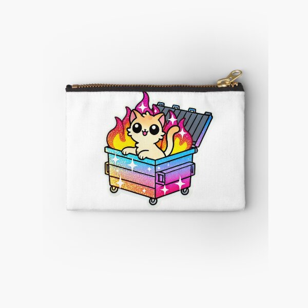 Item preview, Dumpster fire kitty designed and sold by MellowPeach.