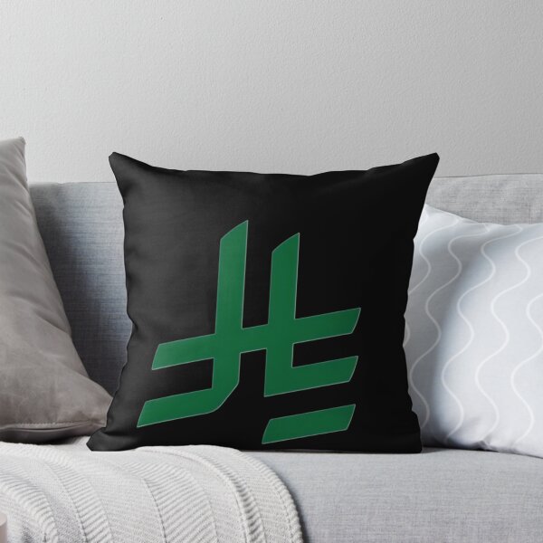 Saudi Arabia currency symbol Throw Pillow