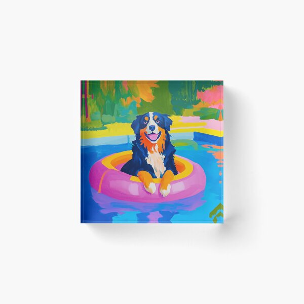 Item preview, Poolside Bernese Mountain Dog designed and sold by lostinpixels.