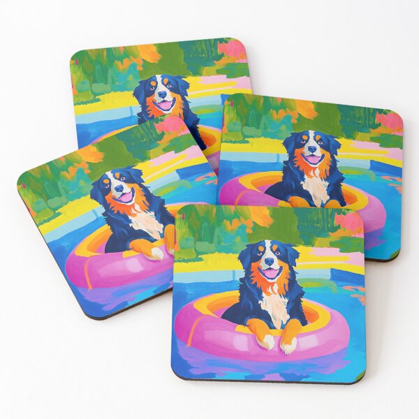 Item preview, Poolside Bernese Mountain Dog designed and sold by lostinpixels.