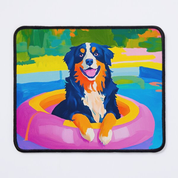 Item preview, Poolside Bernese Mountain Dog designed and sold by lostinpixels.