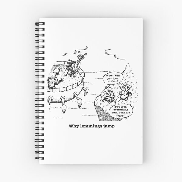 Item preview, Why do lemmings jump? designed and sold by Quahx.