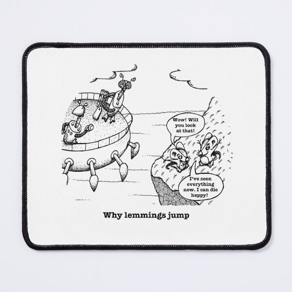 Item preview, Why do lemmings jump? designed and sold by Quahx.