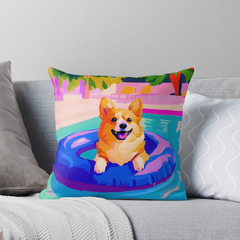 Item preview, Throw Pillow designed and sold by lostinpixels.
