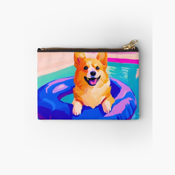 Item preview, Poolside Corgi designed and sold by lostinpixels.