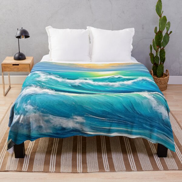 Item preview, Ocean's Embrace: Wave Art designed and sold by Health And Fitness Posts e-Store.