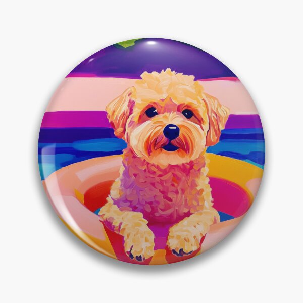 Item preview, Poolside Golden Doodle designed and sold by lostinpixels.