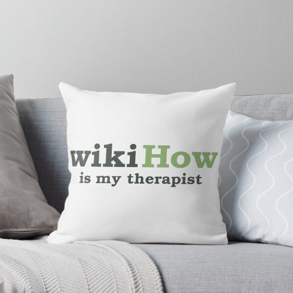 Aperçu de l'œuvre wikiHow est mon thérapeute créée et vendue par wikiHow.