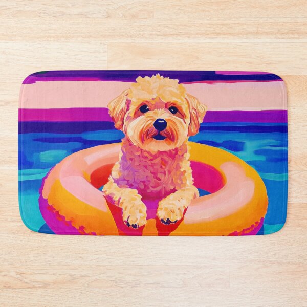 Item preview, Poolside Golden Doodle designed and sold by lostinpixels.