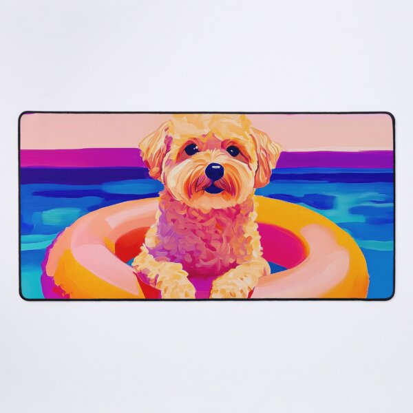 Item preview, Poolside Golden Doodle designed and sold by lostinpixels.