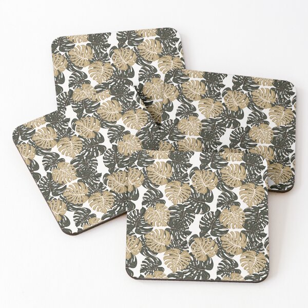 Item preview, monstera leaves pattern designed and sold by cutecrazytshirt.