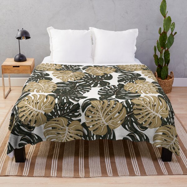 Item preview, monstera leaves pattern designed and sold by cutecrazytshirt.